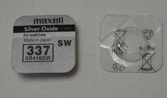 Батарейка 337 SR416SW (Maxell)